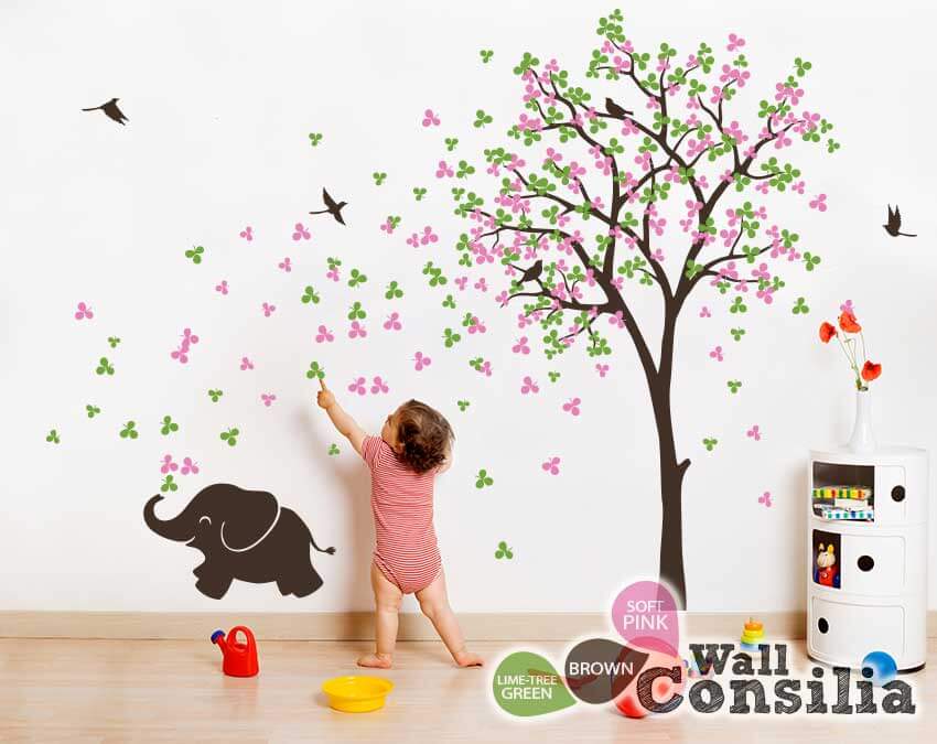 elephant-tree-wall-decal