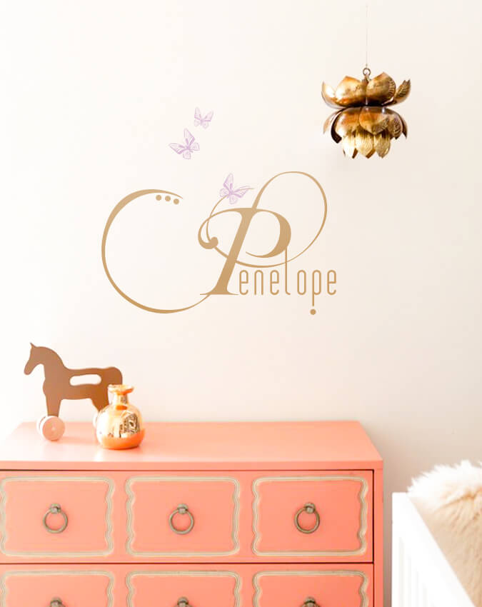 Personalized wall decals